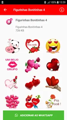 Cute Stickers android App screenshot 0